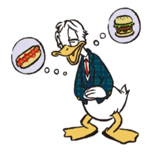 donald duck, the items on the table, duck donald duck, donald's rage, the walt disney company