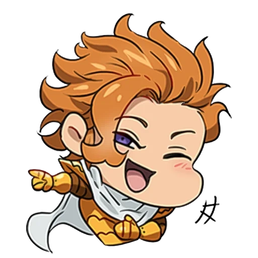 chibi, anime, karakter anime, granger mobile legends red cliff, granger mobile legends red cliff