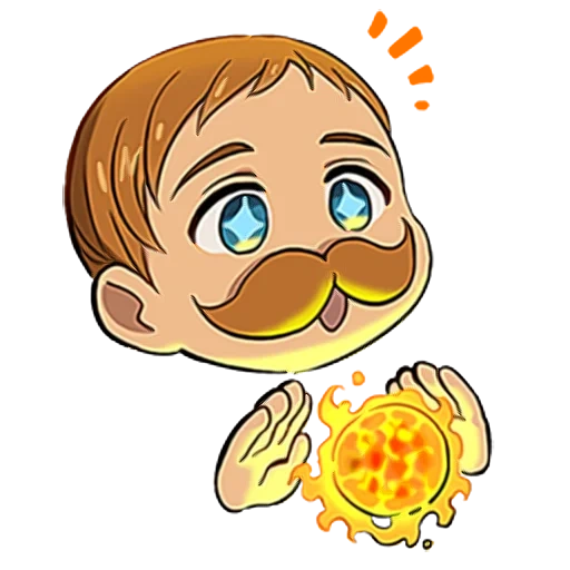 chico, humano, escanor chibi, escanor samada, siete pecados mortales grand cross