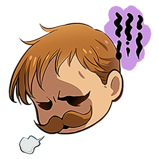 emote, sette mortali, escanor chibi, sette peccati mortali, sette peccati mortali grand cross