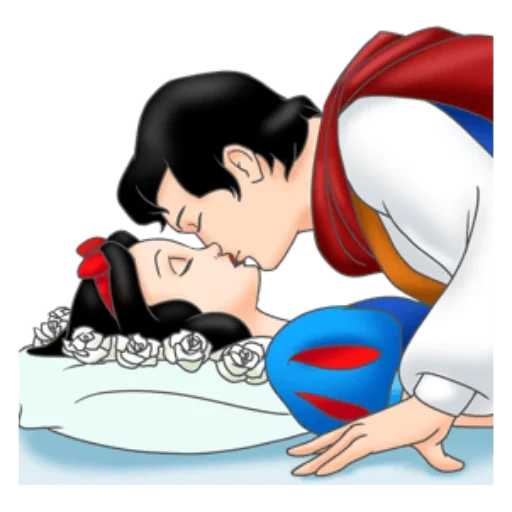 snow white disney, snow white snow white, disney princess, snow white prince kiss, disney snow white prince mencium