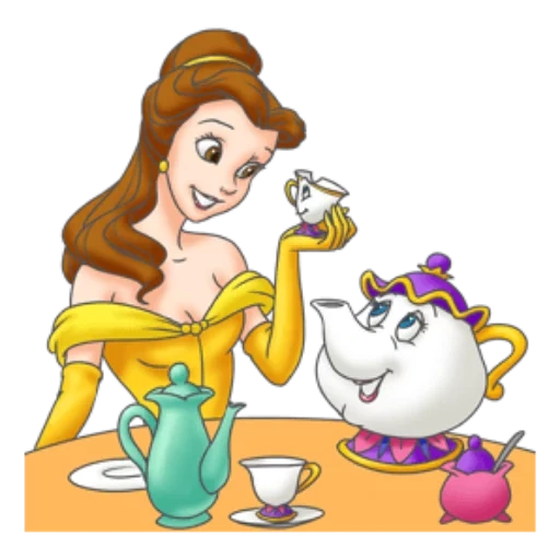 princesse belle, princesses disney, belle beauty monster, beauté monstre beauté, bell beauty monster teapot