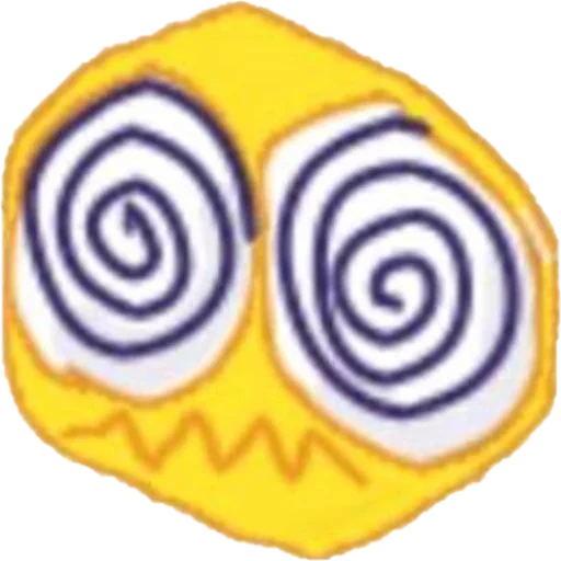 gioco, spirale gialla, simbolo a spirale, logo a spirale, simbolo a spirale