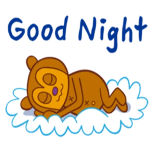 good night, good night hug, selamat malam beruang, fun night