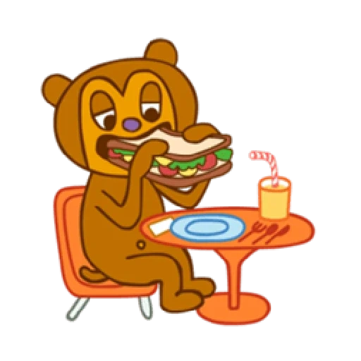 bear with honey, bear with honey, the objects of the table, parappa the rapper, parappa the rapper pj