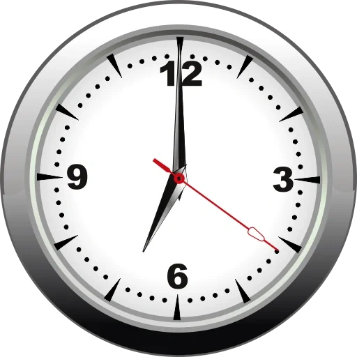relógio, disco, relógio de parede, relógio de fundo branco, ilustração do relógio