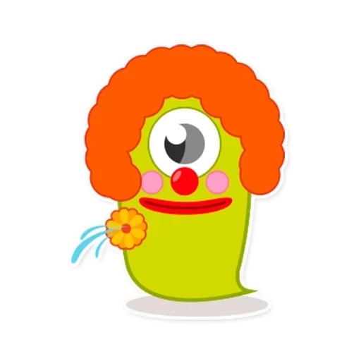clown, fanihani, the face of a happy clown
