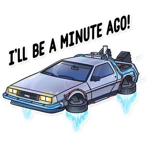 back the future, disegno deloriano, auto delorian, il tempo del tempo è d'affari, uomo d'affari che disegna la macchina