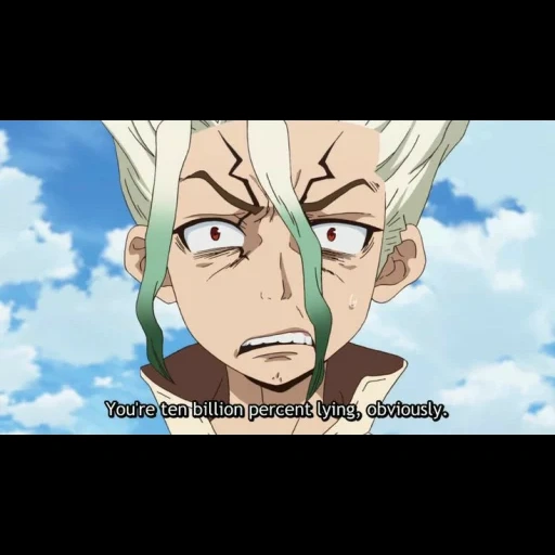 dr stone 2, dr stone senku, dr stone amv, dr stone amv, visage du dr stone senka