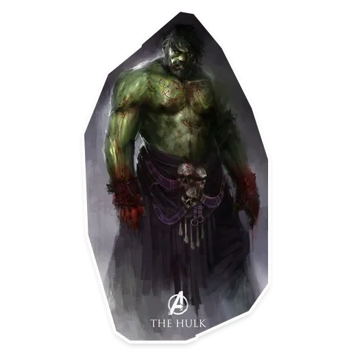 the hulk, marvel hero, fantasy painting, superhero pattern, art daniel kamarudin marvel