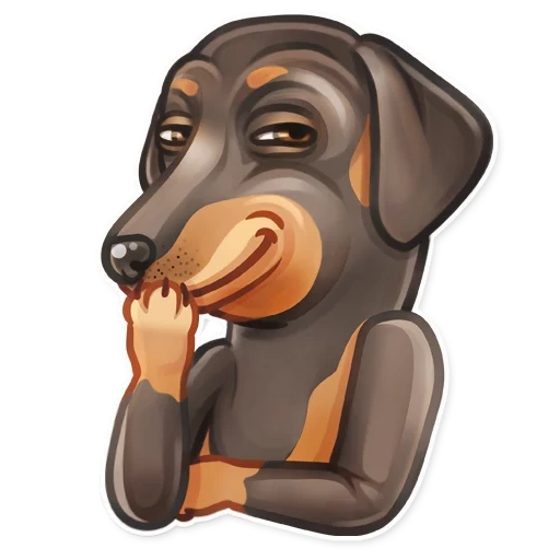 cão, cachorro, dachshund, cartoon dachshund, cartoon dachshund