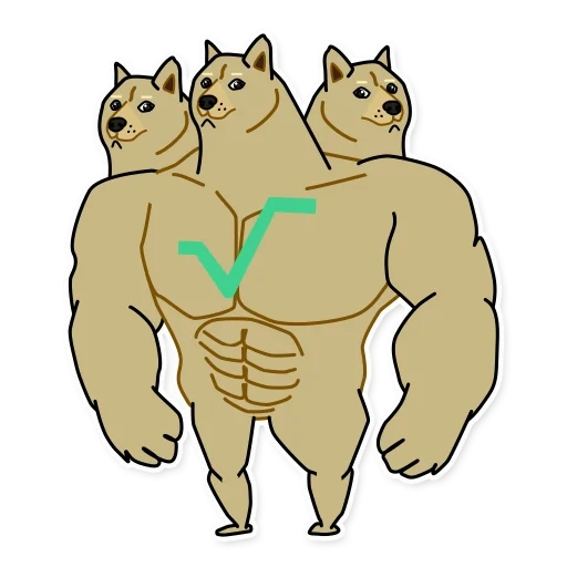 balanço meme, balanço multi-grade, motivo de bohr, buff doge meme, cachorro de balanço chims