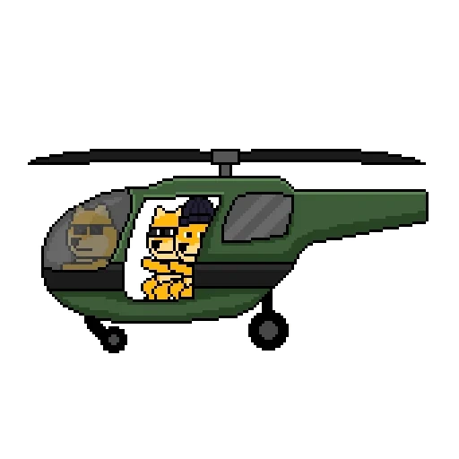 hubschrauber, sprite hubschrauber, pixelhubschrauber, ein transparenter hintergrund des hubschraubers, der hubschrauber ist ein transparenter hintergrund