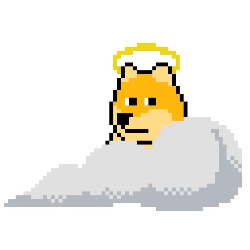 di pixel, arte dei pixel, pixel fox, pixel fox, pixel doug