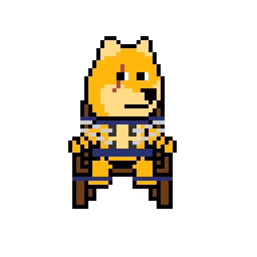 soul knaits, pixel art, pixel fox, soul knait heroes, dog pixel art