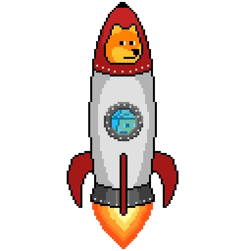 un razzo, rocket kids, razzo di klipath, modello di razzo, pixel rocket