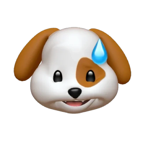 expressão de cachorro, rato animoji, crianças animogi, cão de expressão de maçã, impressionante iphone de cachorro