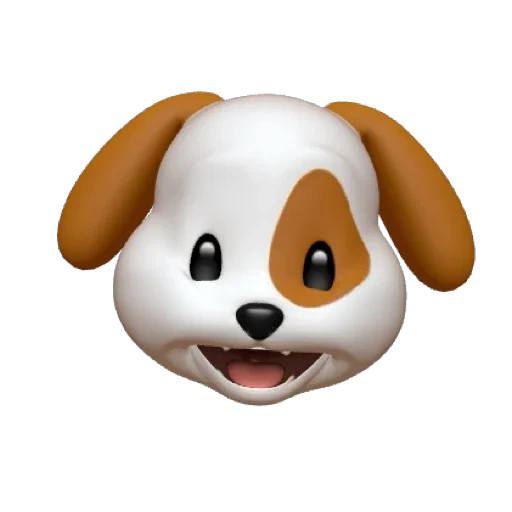 expressão de cachorro, panda ani moji, impressionante iphone de cachorro, ani moji vê o cão, animal de emoticons