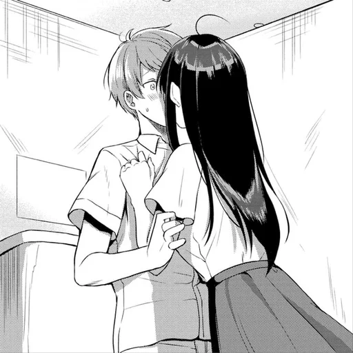 manga, manga of a couple, anime couples, anime manga, lovely anime couples