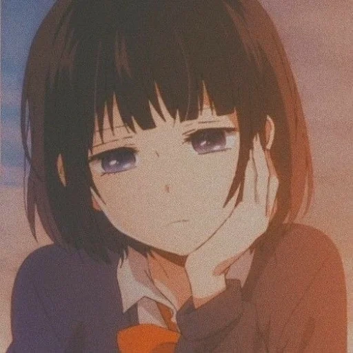 anime, image, tristesse de hanabi yasuraoki, kuzu no honkai martial, anime hanabi yasuraok sourire