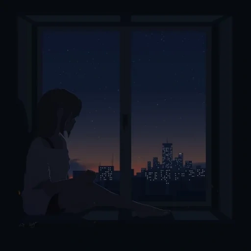 pp animation, anime amino, pp animation sade, aesthetics of loneliness, anime sad girl