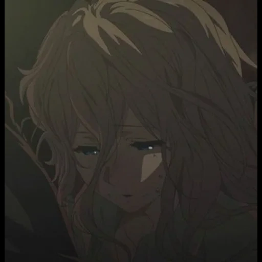 violet evergarden, violet evergarden, violet evergarda major, anime violet evergarden, anime violet evergarda chorando