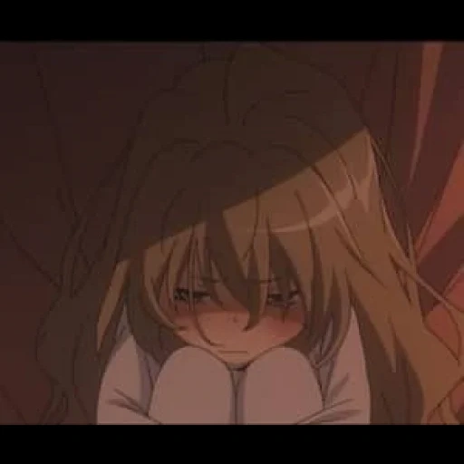 anime, clipe de anime, anime taiga, anime triste, personagens de anime