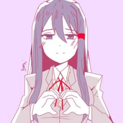 yuri delk, doki doki, muelle, chica de animación, lily de madera de verano