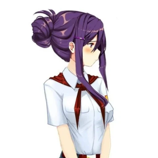 yuri, dermaga dermaga, yuri doki doki, yuri ddlc sprite, musim panas abadi