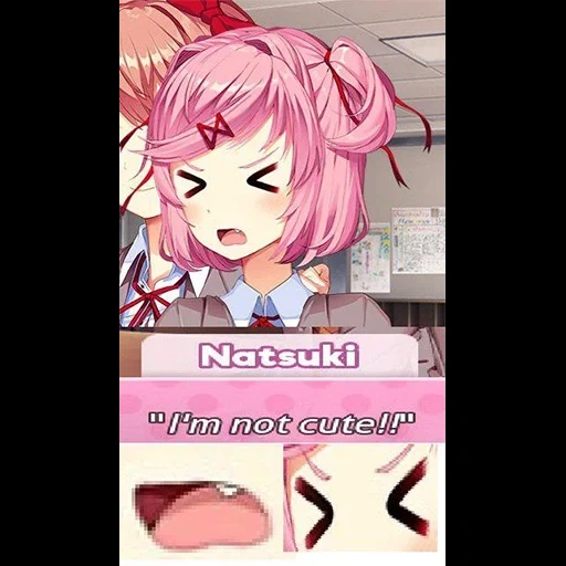 нацуки, doki doki, нацуки ддлк, ddlc нацуки, natsuki ddlc