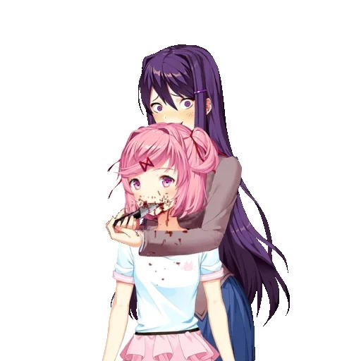 doki doki, banchine, natsuki yuri, mano di yuri doki, yuri natsuki genshin