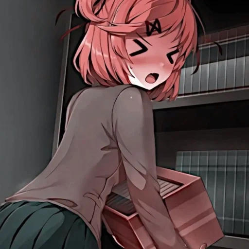 нацуки, doki doki, нацуки ддлк, нацуки доки доки, doki doki literature club нацуки