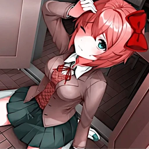 muelle, doki doki, ddlc sayori, sayori doki doki, doki doki literaturee