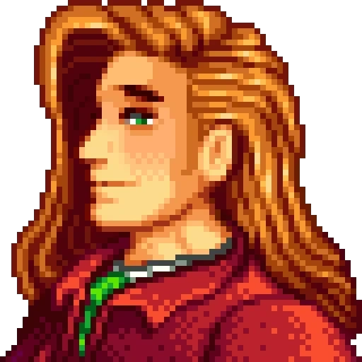 elliot avec vieux, vallée de stardew, elliot stardew valley, personnage eliot stardew valley