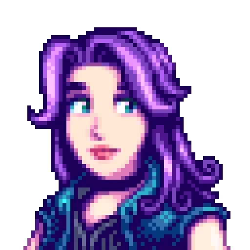 valle stardew, abigail stardew valley, ebigail stardew valley, personajes de stardew valley, píxel de abigail stardew valley