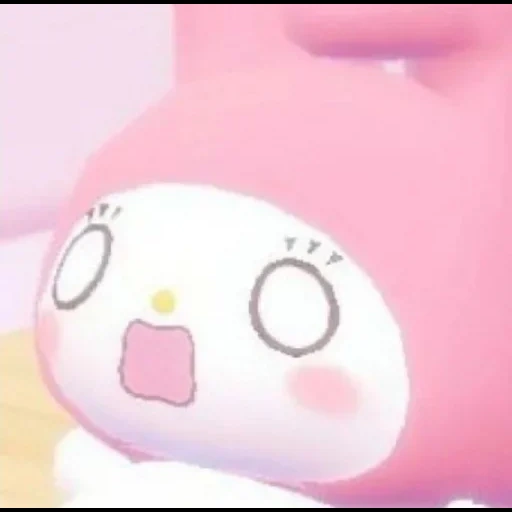 kawaii, ciao kitty, melody hello kitty, my melody hello kitty, meme elefante rosa/amv piggy au mr pi