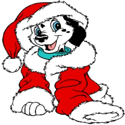 natale disney, the walt disney company, 101 dalmazia natale, cartoon dog capodanno, cartoon del cane di natale