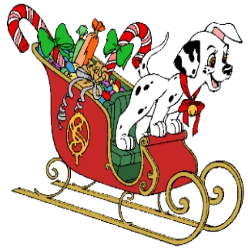 101 navidad de dalmatians, 101 perros moteados navidad, 101 perros moteados año nuevo, 101 perros moteados que reclutan dinero dos tonos, imagen de perro moteado de año nuevo