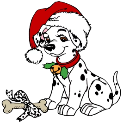 perro moteado, 101 perros moteados, 101 patrón de perro moteado, 101 navidad de dalmatians, 101 perros moteados año nuevo