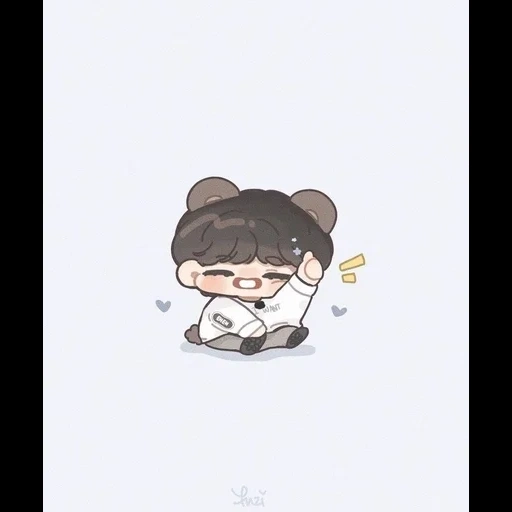 bts chibi, bts fanart, милые аниме, аниме рисунки, аниме милые рисунки