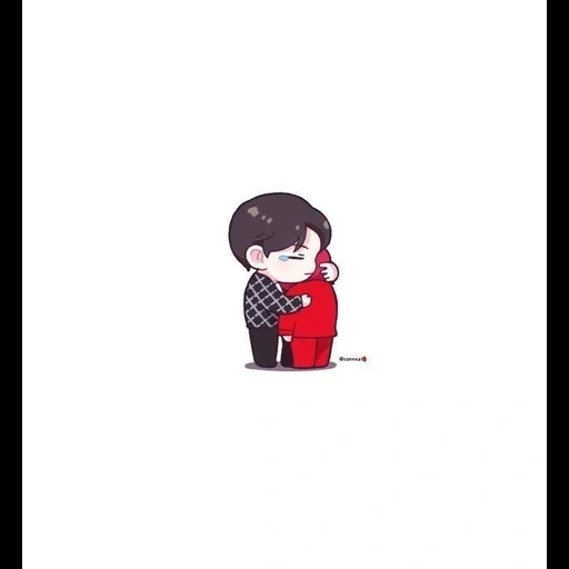 diagram, seni tebing merah, bts fanart, bts vkook chibi, keajaiban chibi