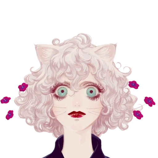 neferpitou, imagen de animación, hunter x hunter 3, neferita hunt hunt, cabeza de naft pitt hunt