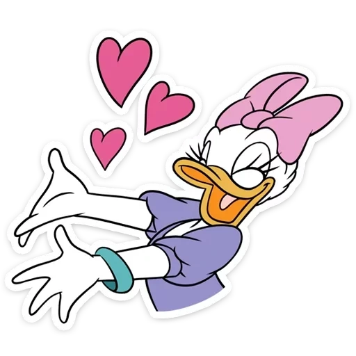 daisy, anatra di daisy, daisy duck donald duck, donald duck daisy duck donut