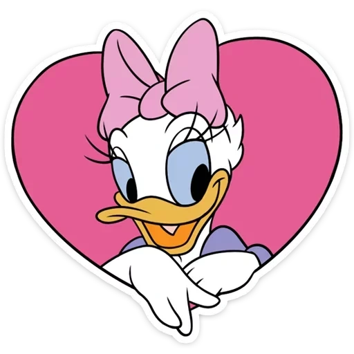 daisy duck, duck daisy, duck daka duck, disney characters, daisy duck love
