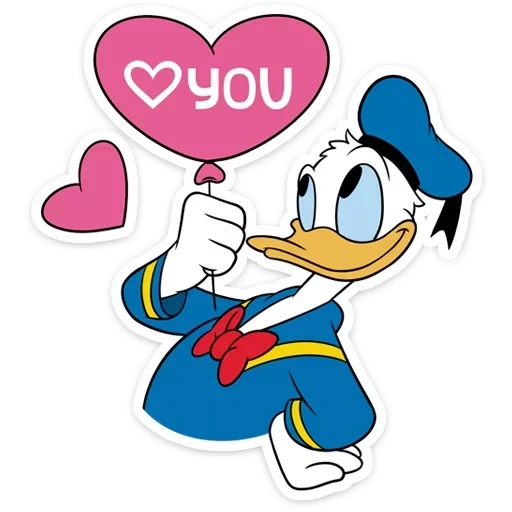 paperino di paperino, palloncino paperino, l'amore di paperino daisy, paperino daisy duck amore, san valentino di paperino