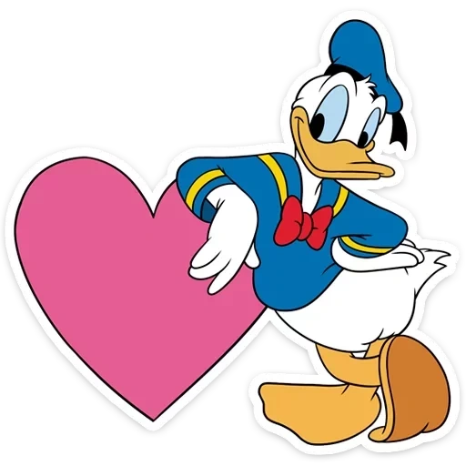 aimer, canard de marguerite, donald duck, donald duck daisy, donald duck daisi duck love
