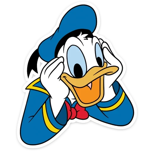 donald, donald duck, personnages de walt disney, donald duck little