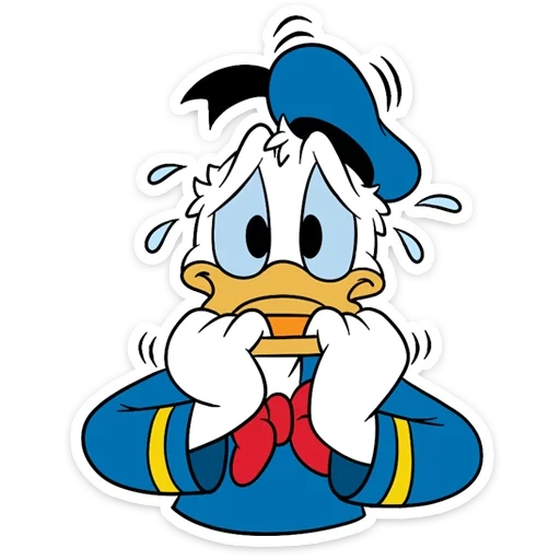 donald duck, donald is crying, donald duck 2006, donald duck is sad
