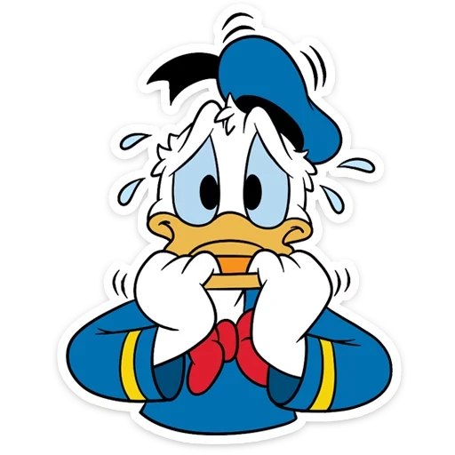 donald bebek, donald menangis, donald duck 2006, donald duck sedih