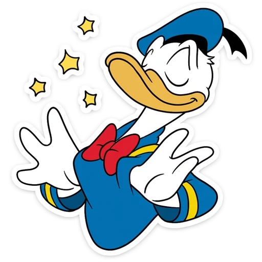 donald duck, donald duck with a cross